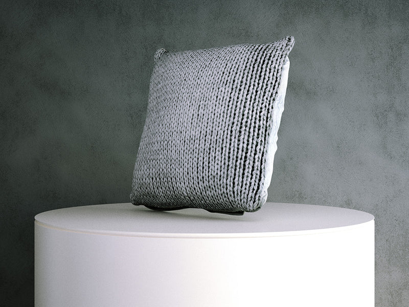 Cushion - Grey Knit