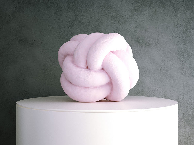 Cushion - Pink Knot