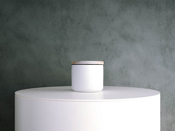 Embossed Pattern Canister