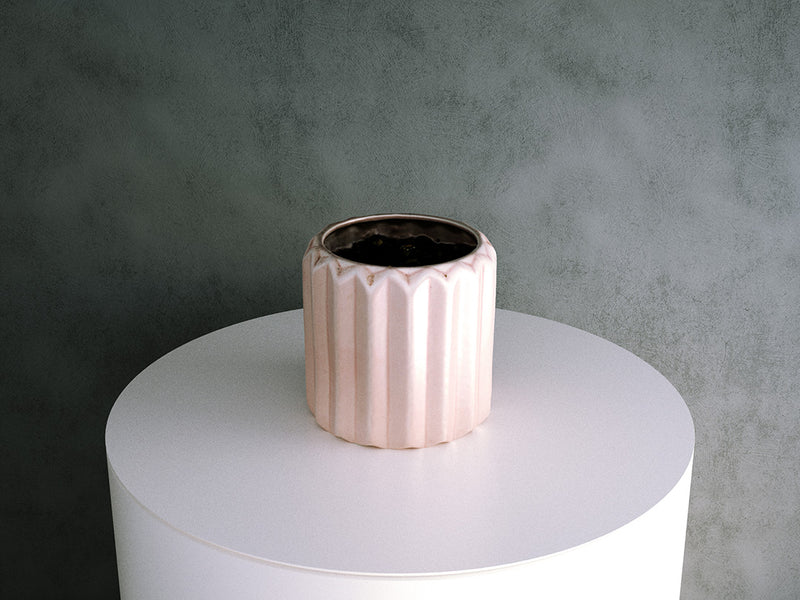 Pink Tesselated Pot